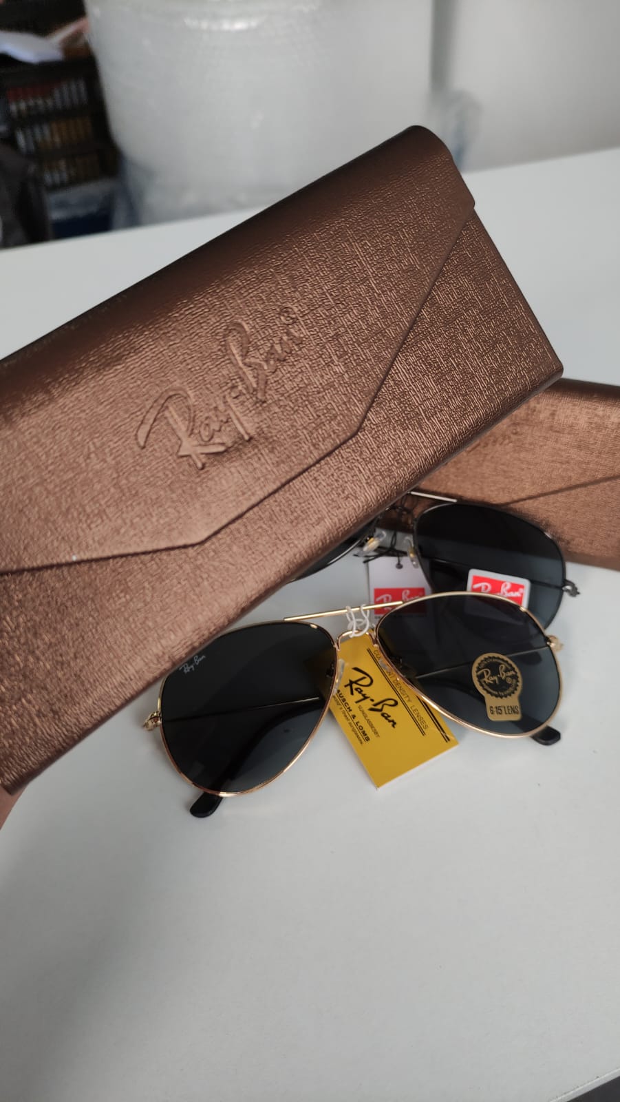 KIT GAFAS X2 RAYBAN + ESTUCHE PROMO
